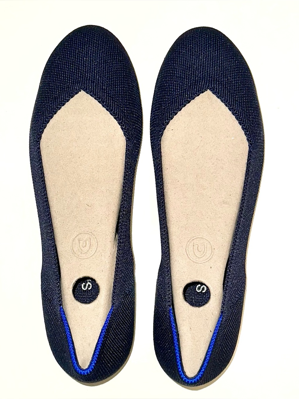 Rothy’s Maritime Navy Flats Sz 7.5